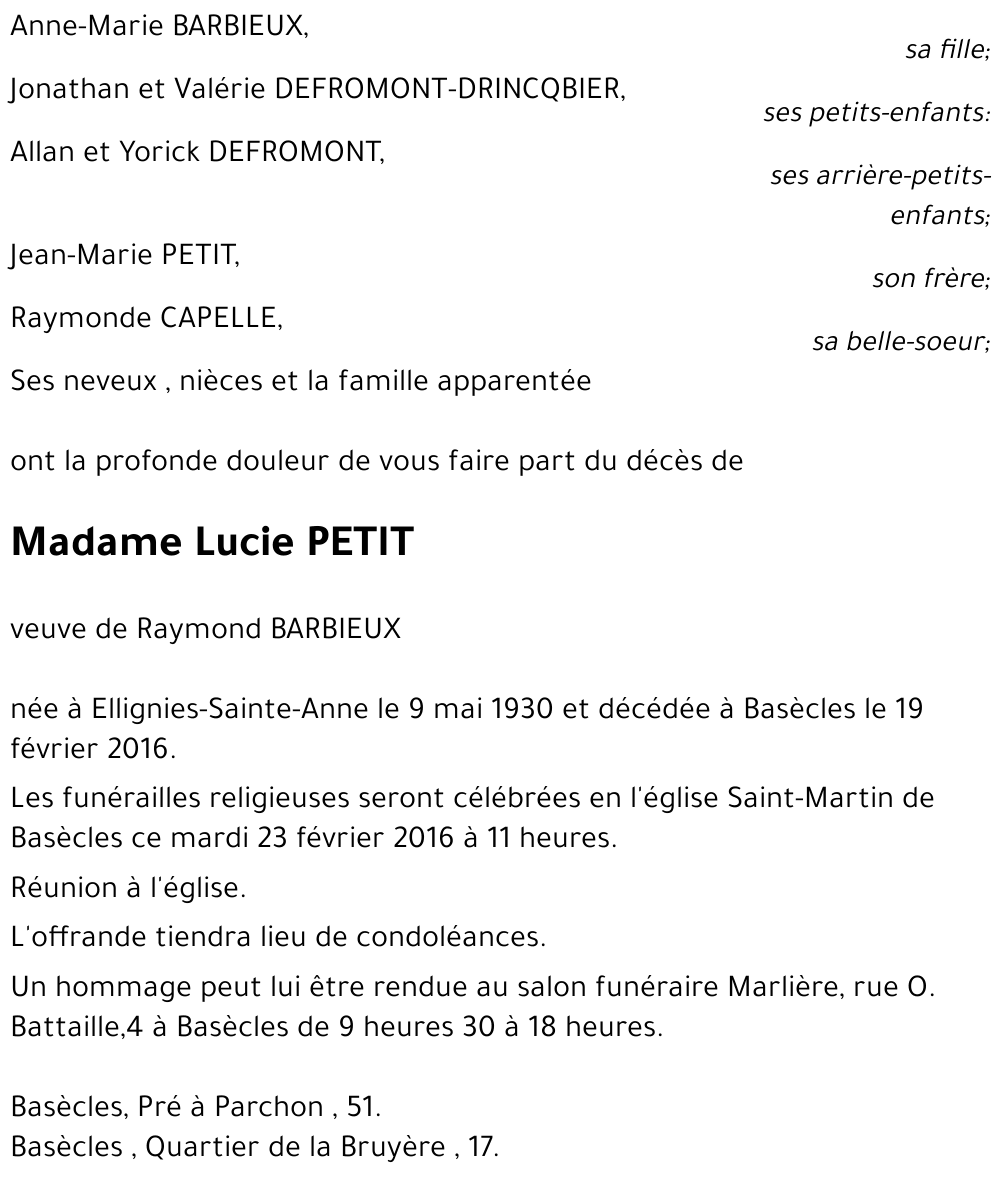 Lucie Petit