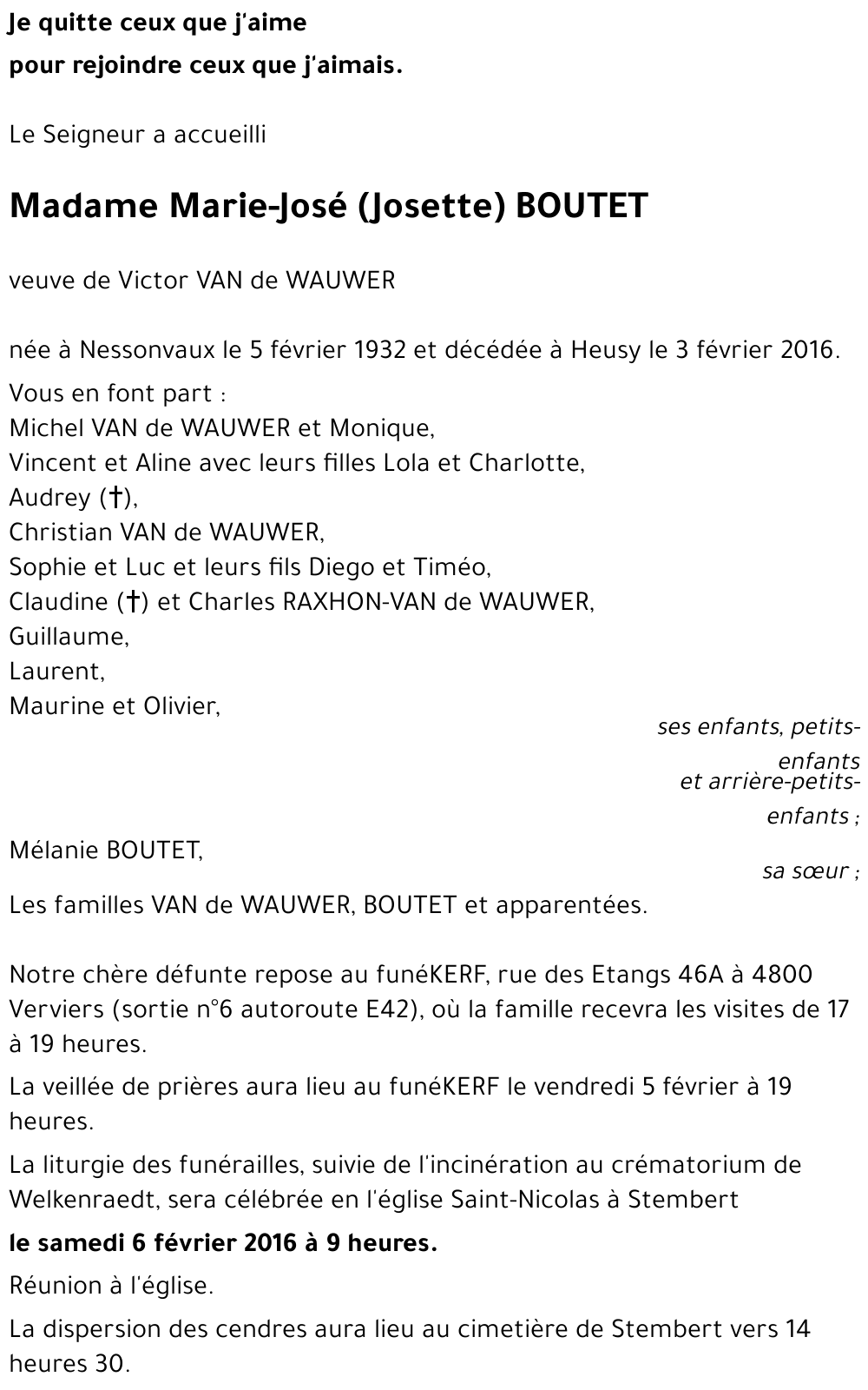 Marie-José BOUTET