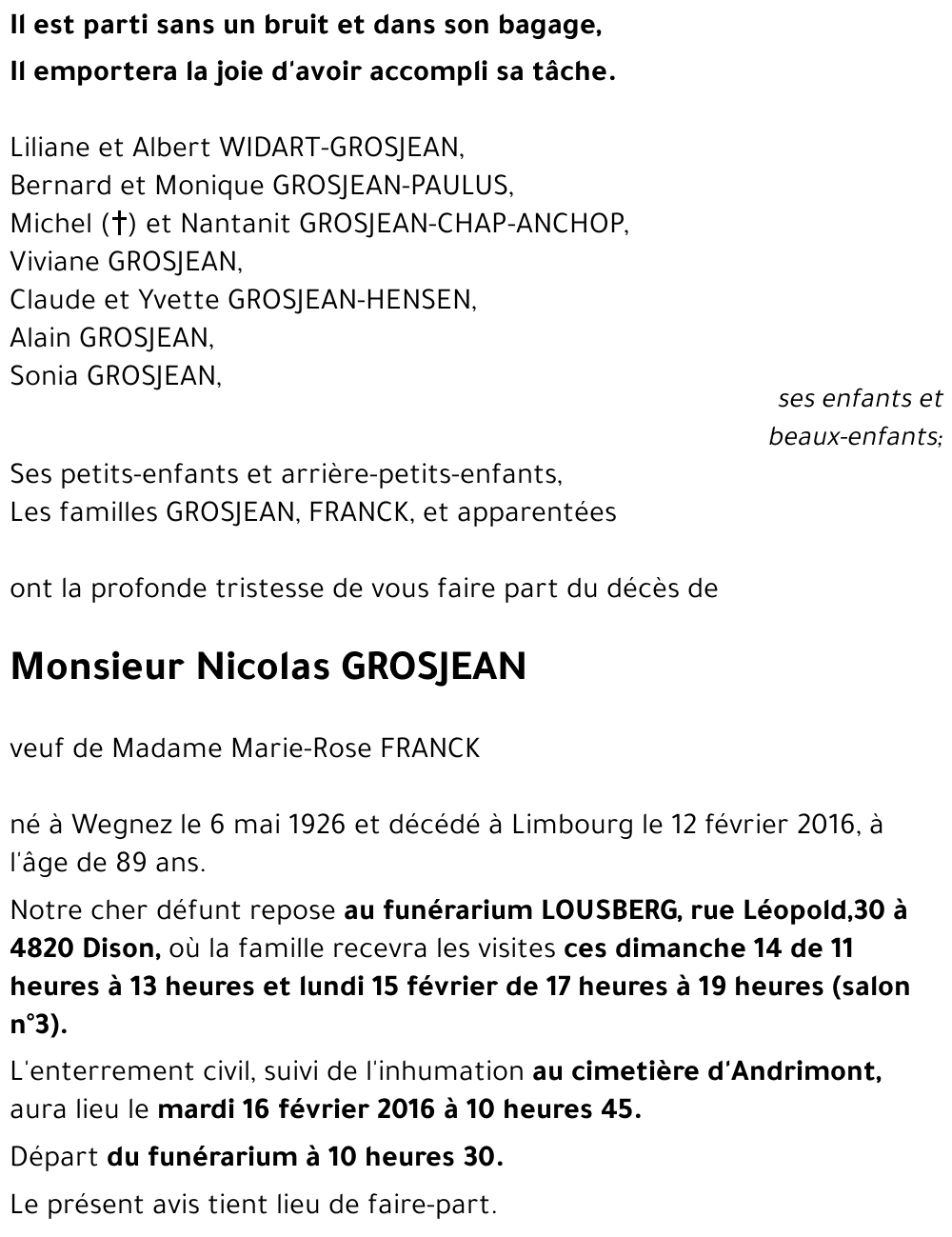 Nicolas GROSJEAN