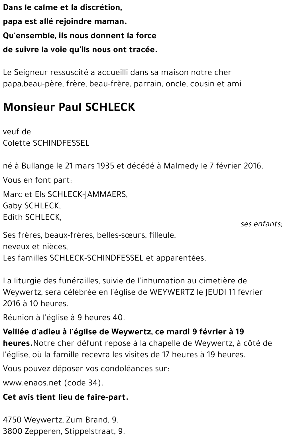 Paul SCHLECK