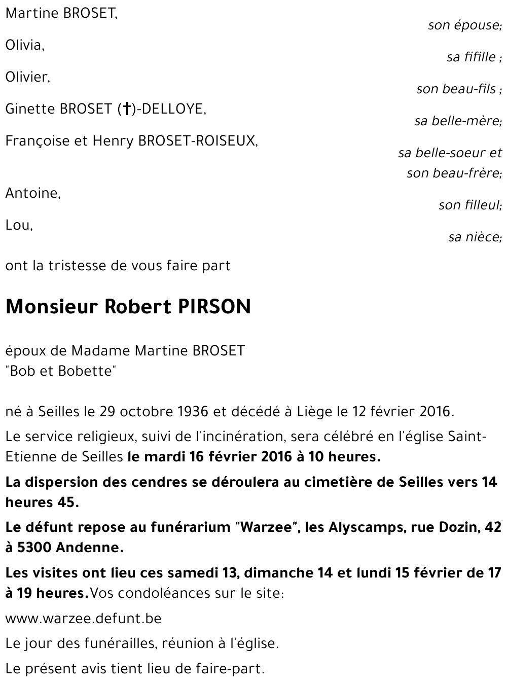 Robert PIRSON
