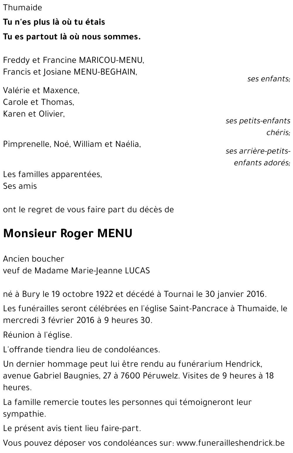 Roger MENU