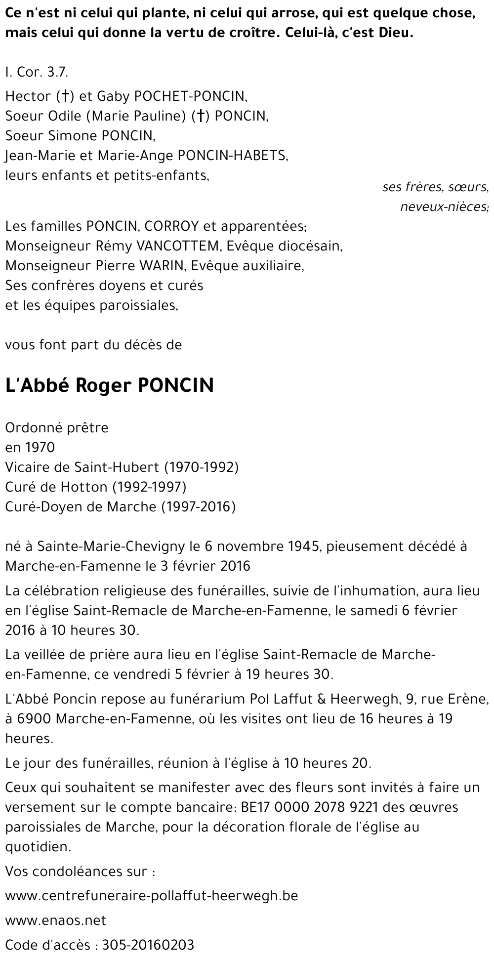 Roger PONCIN