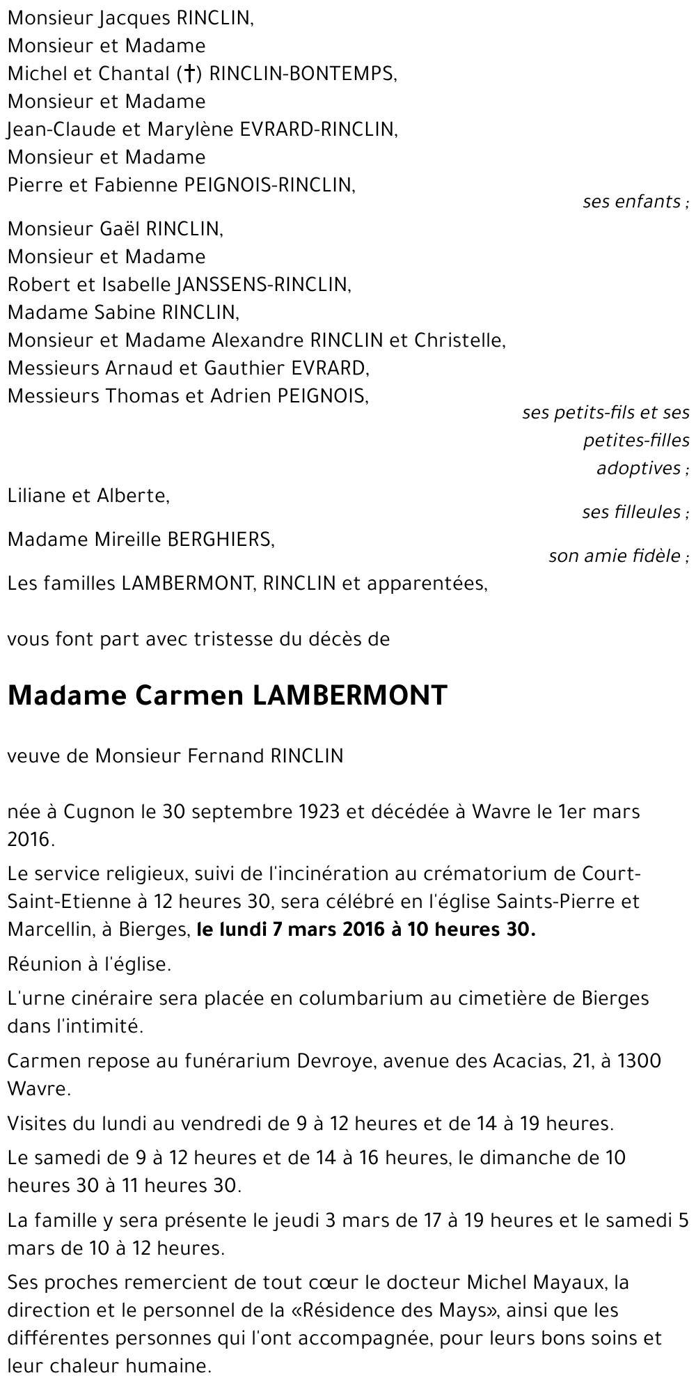 Carmen Lambermont