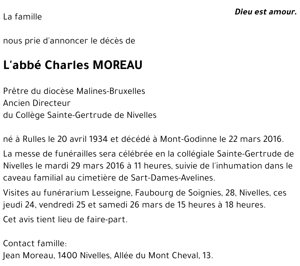 Charles MOREAU