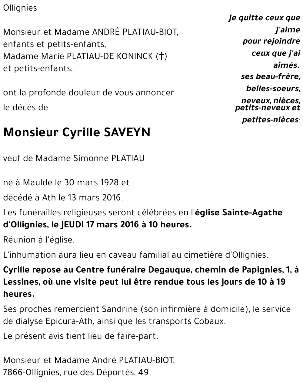 Cyrille SAVEYN