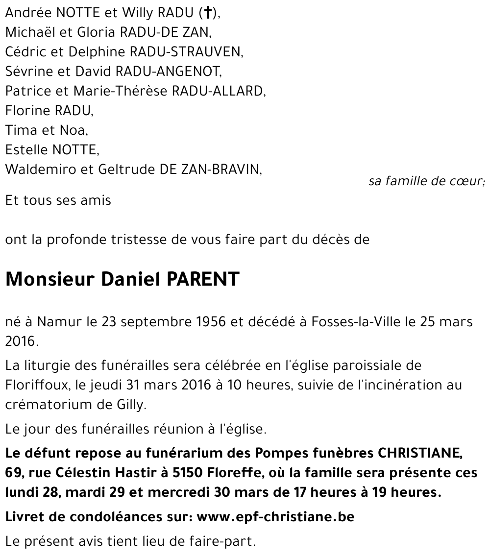 Daniel PARENT