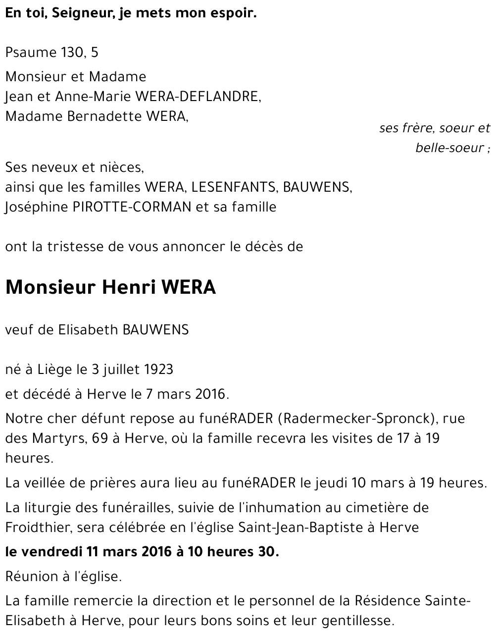 Henri WERA