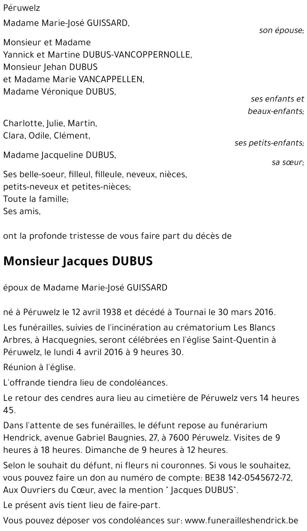 Jacques DUBUS
