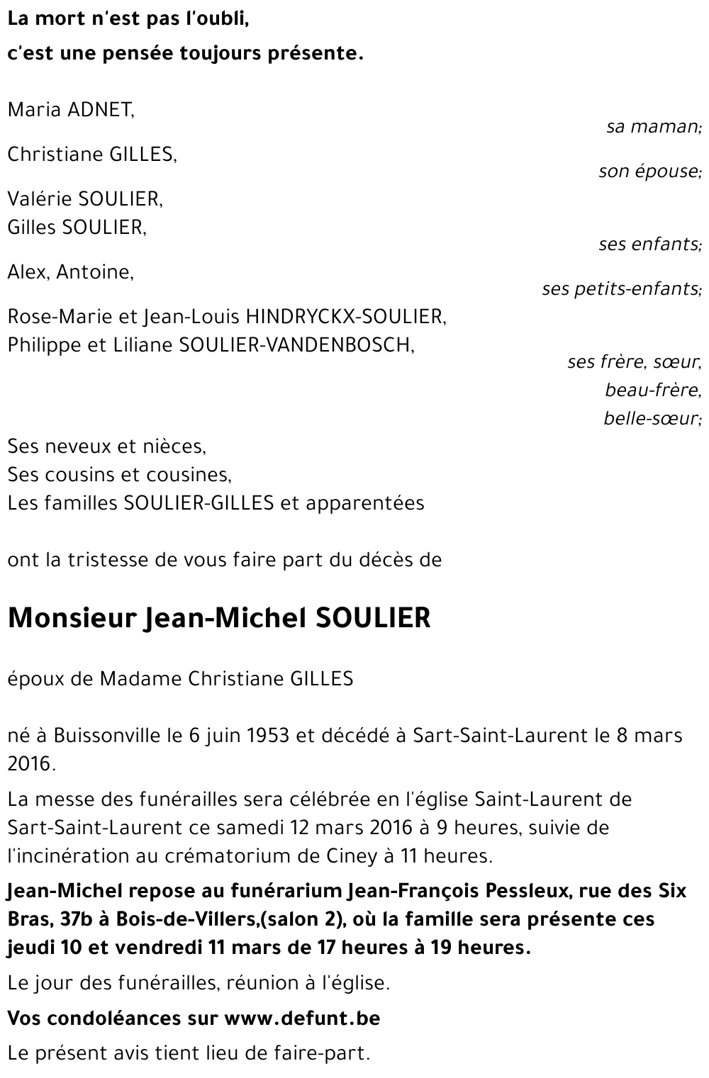 Jean-Michel SOULIER