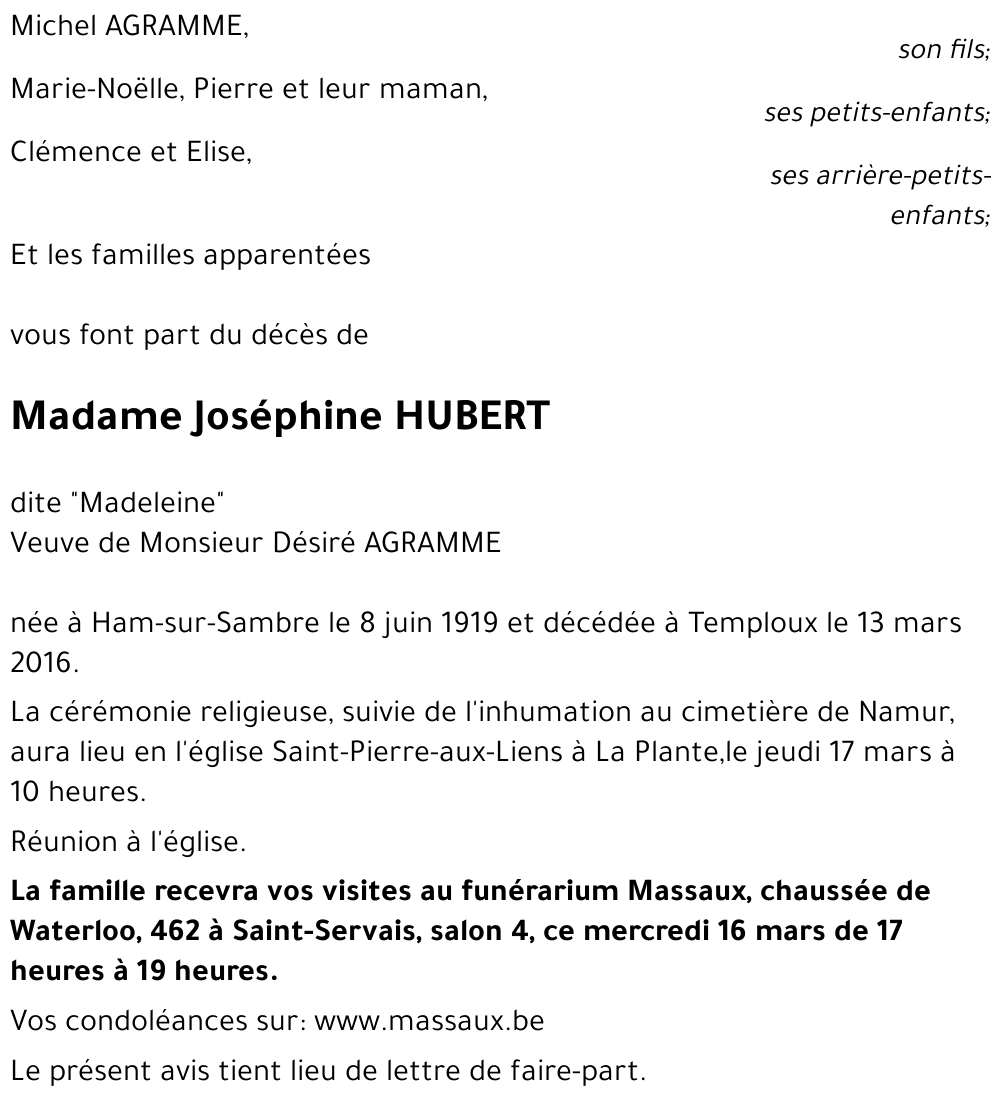 Joséphine HUBERT