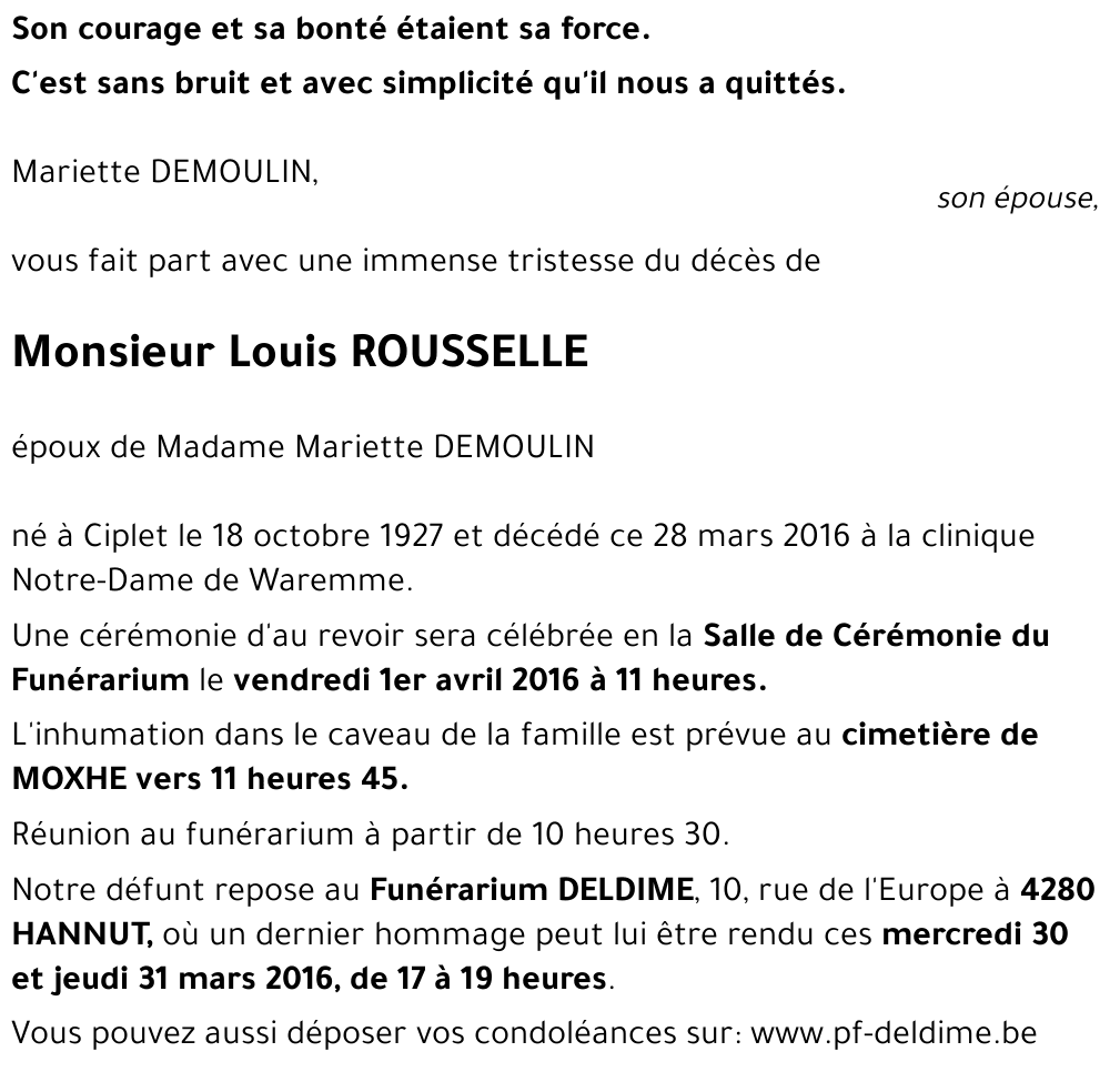 Louis ROUSSELLE