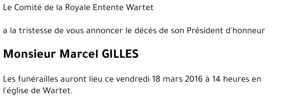 Marcel GILLES