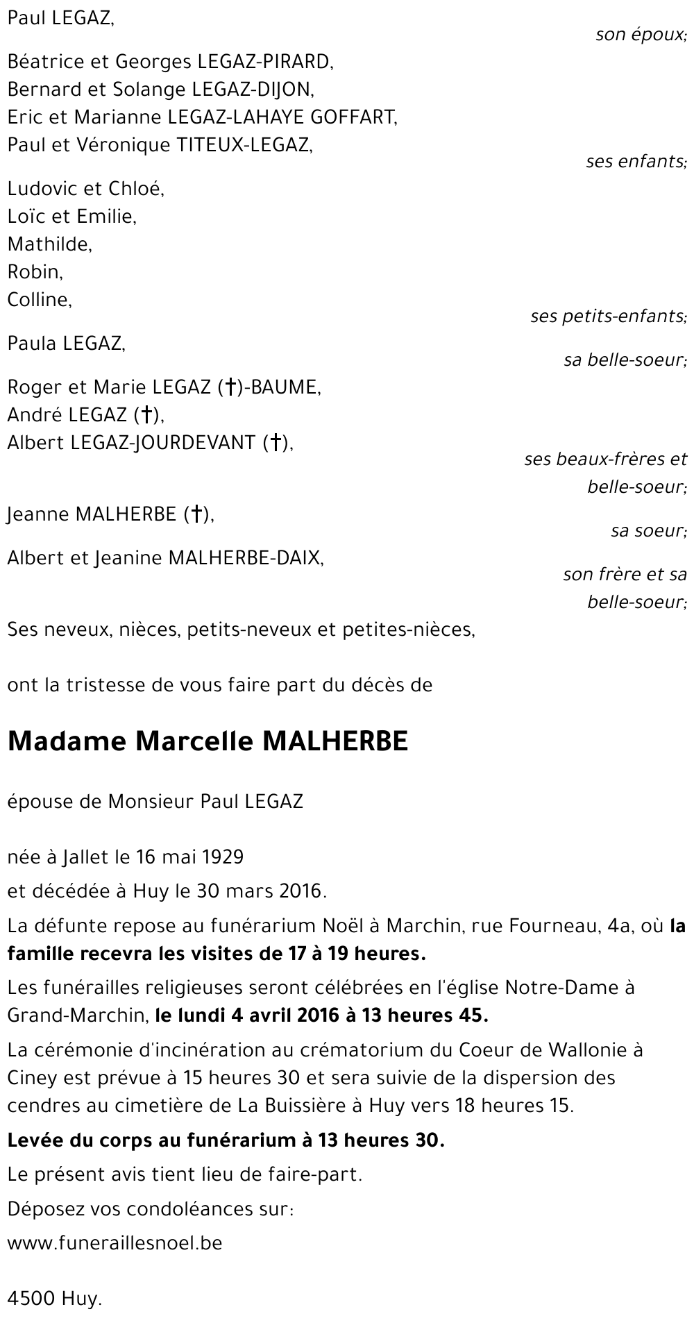 Marcelle MALHERBE