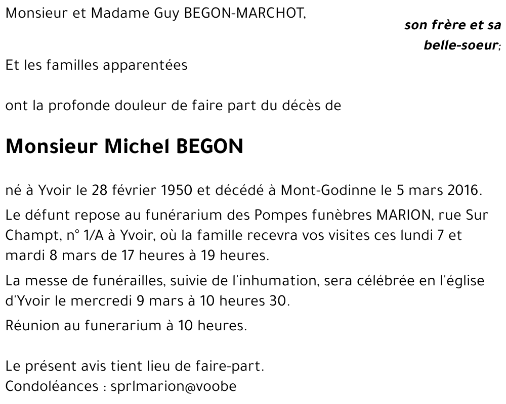 Michel BEGON