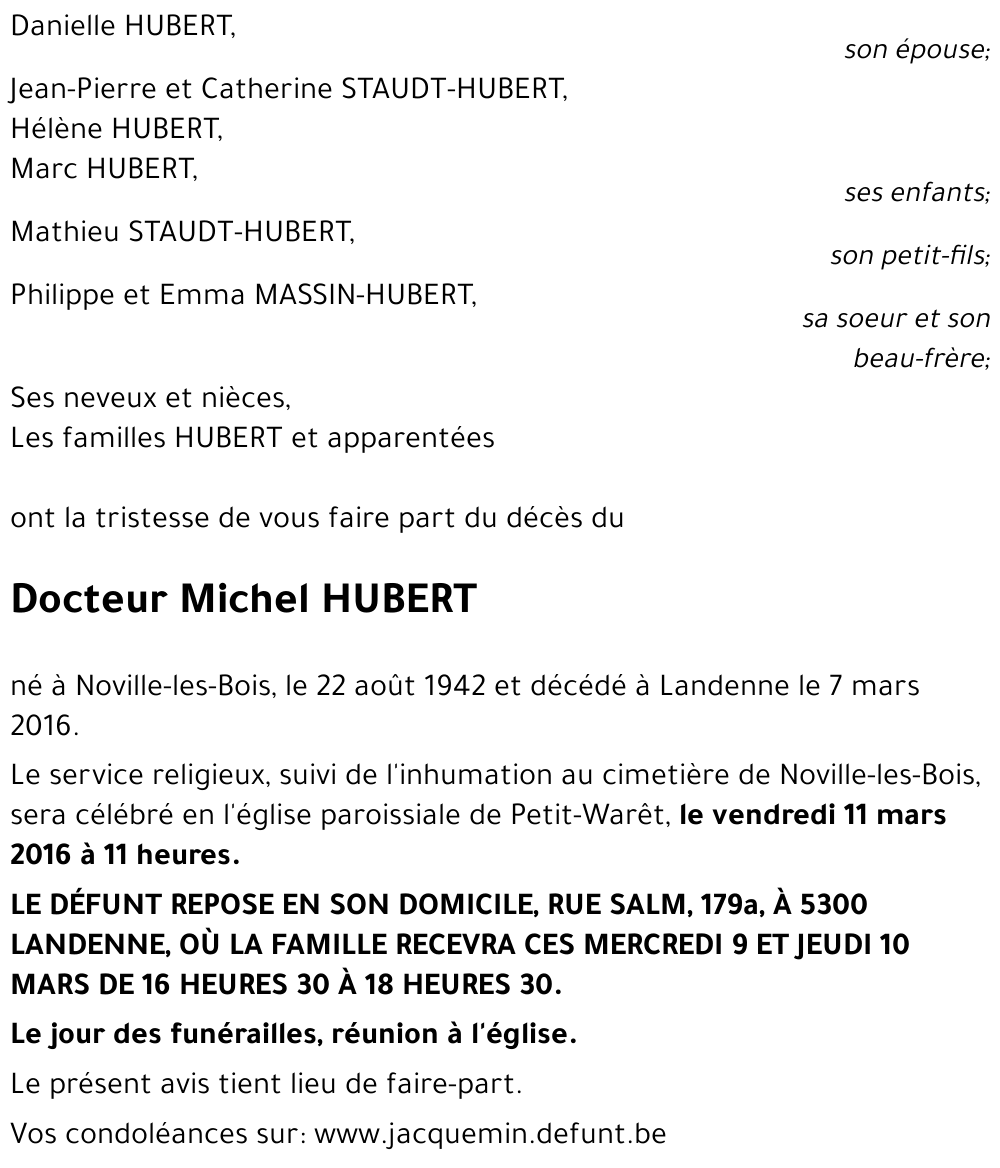 Michel HUBERT