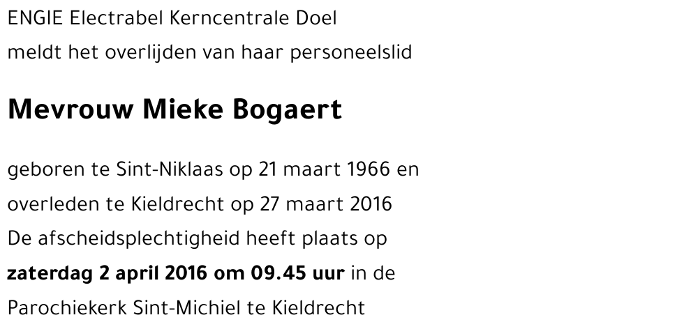 Mieke Bogaert