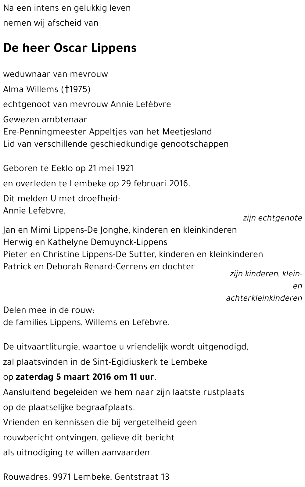 Oscar Lippens
