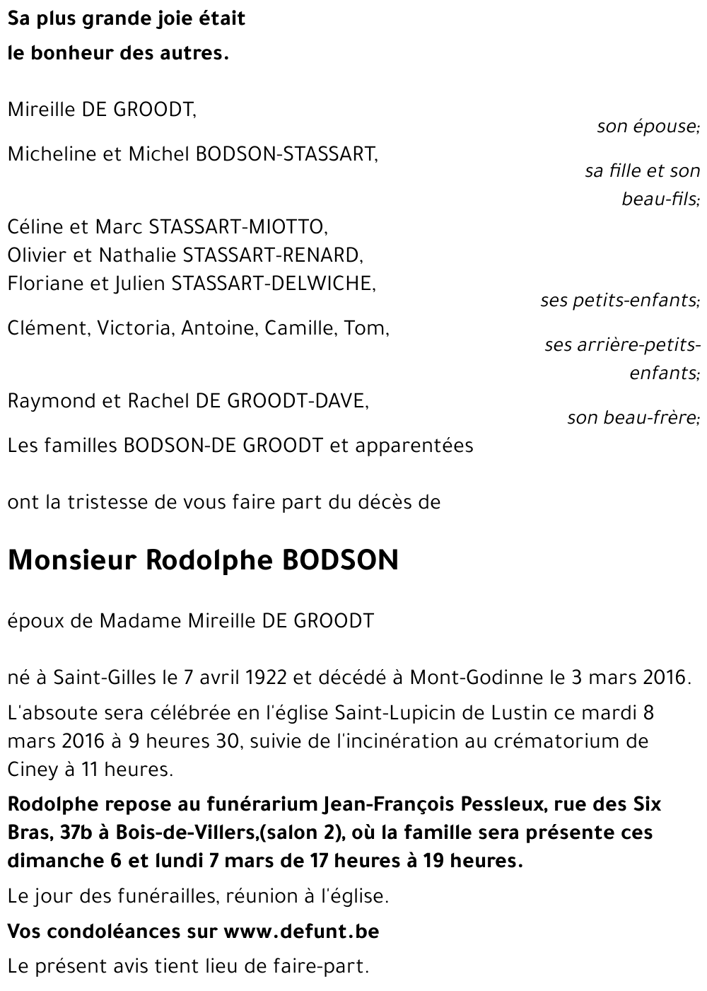 Rodolphe BODSON