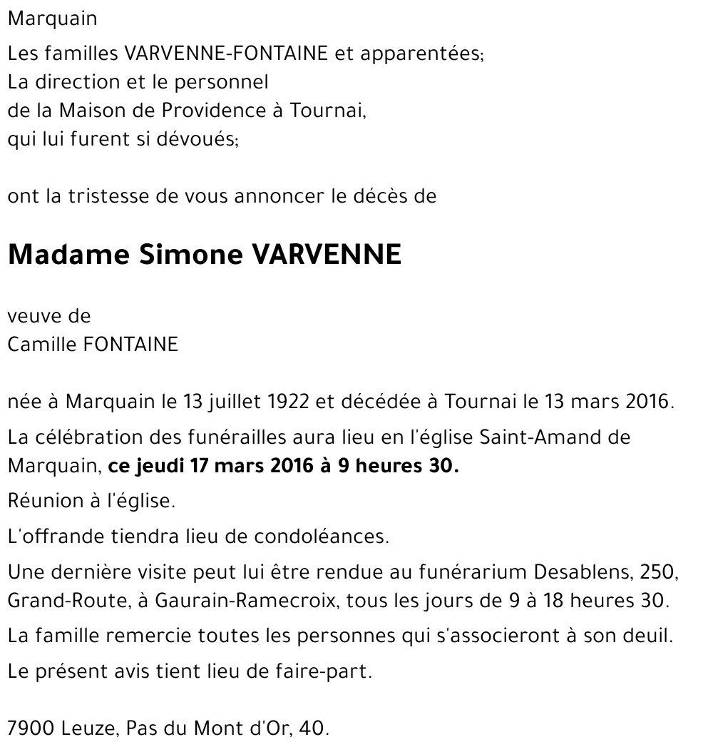 Simone VARVENNE