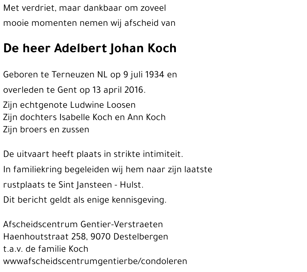 Adelbert Koch