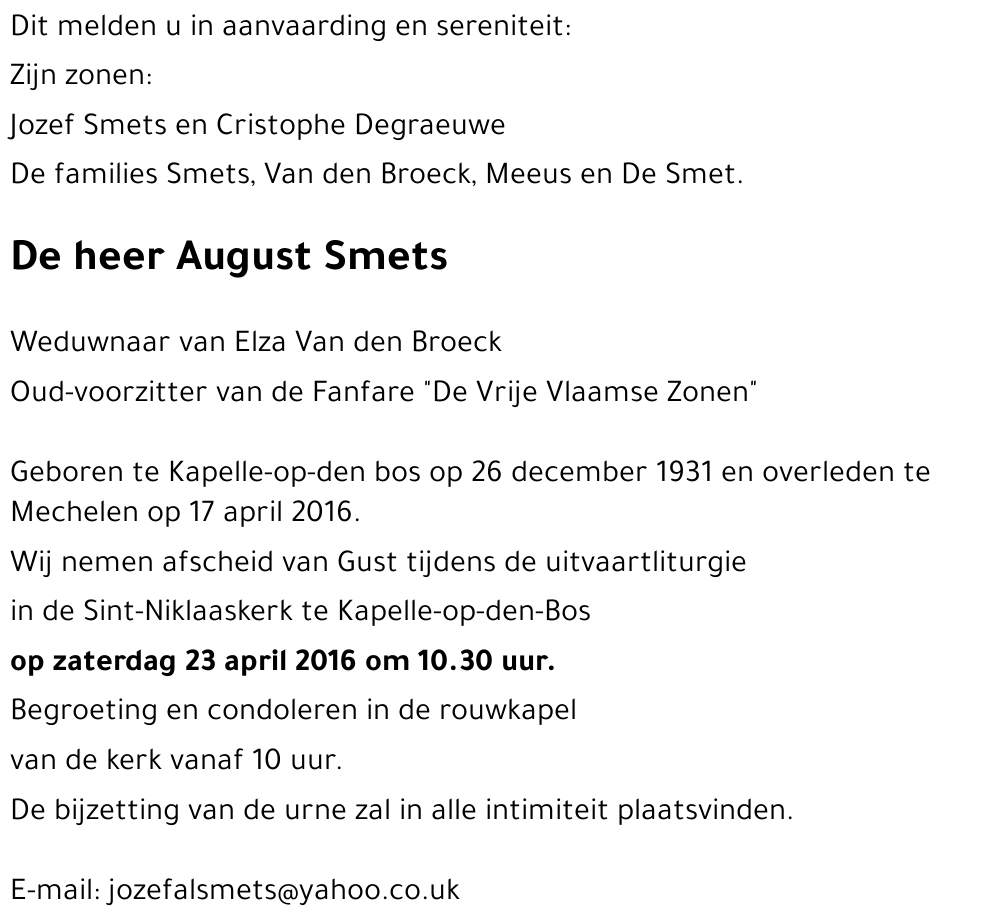 August Smets