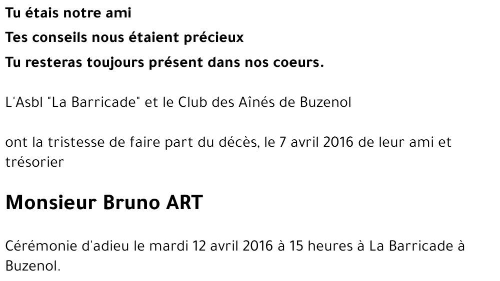Bruno ART 