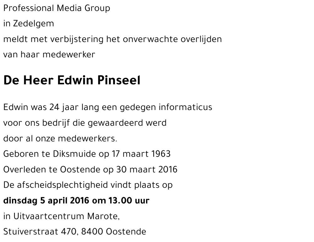 Edwin Pinseel