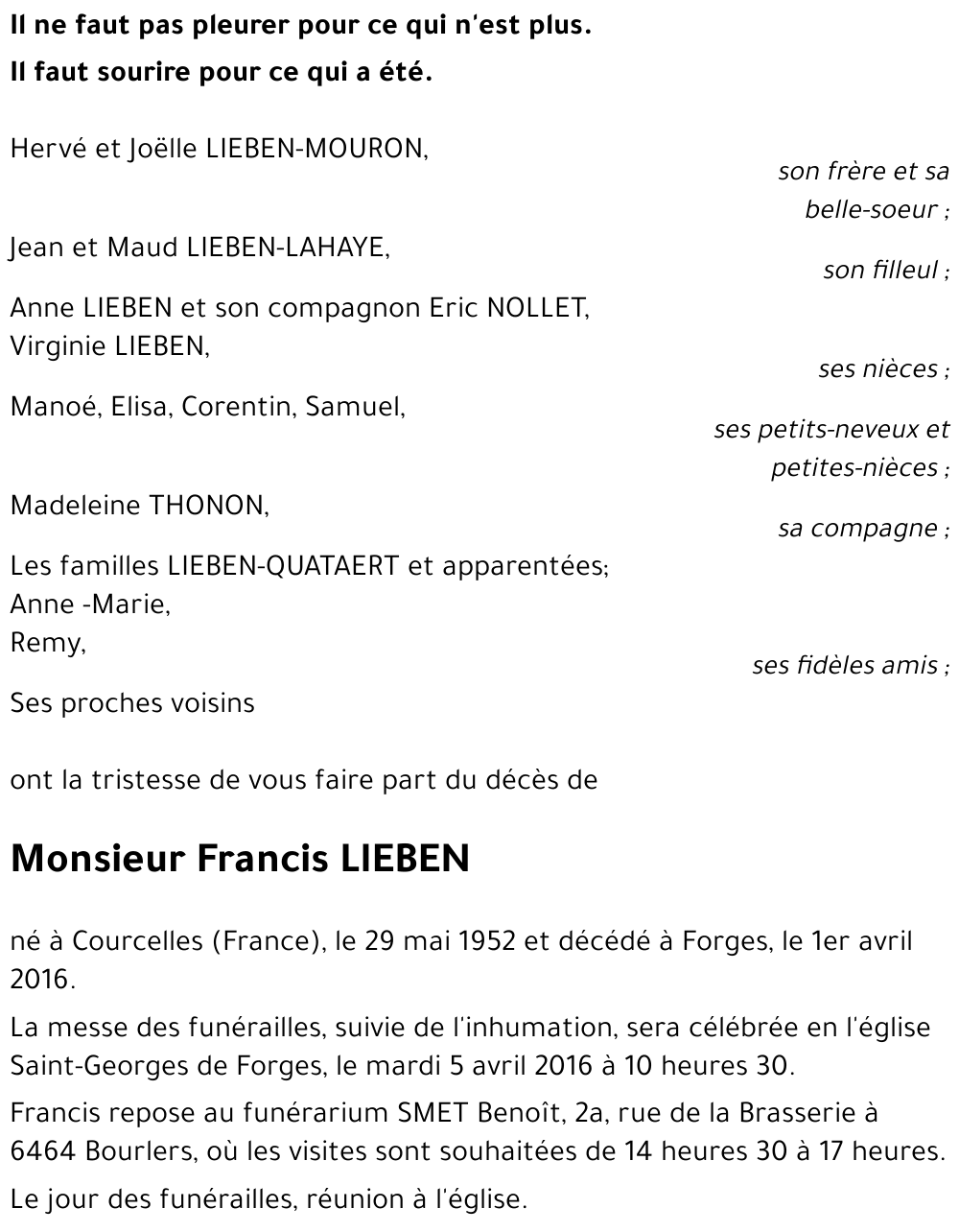 Francis LIEBEN