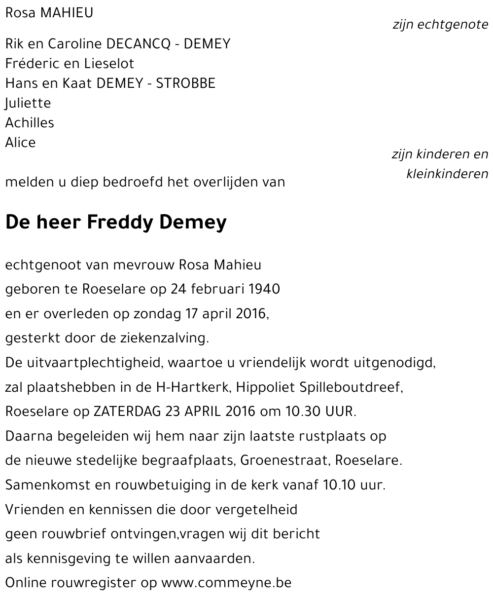 Freddy Demey