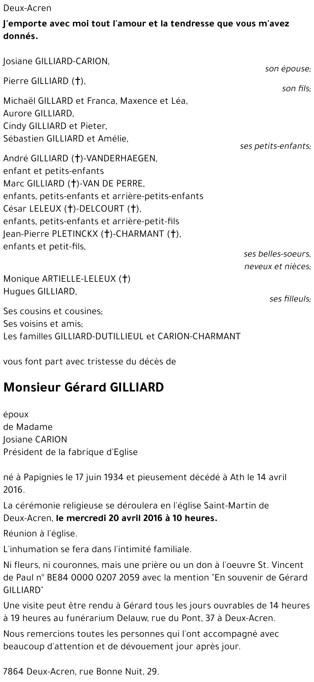 Gérard GILLIARD