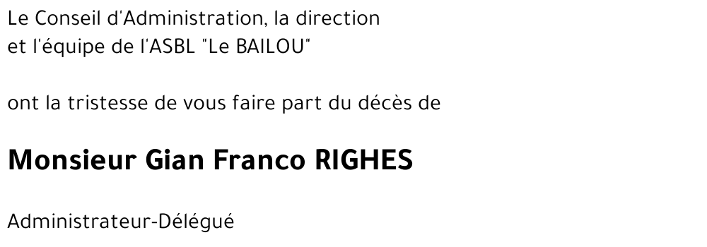 Gian Franco RIGHES