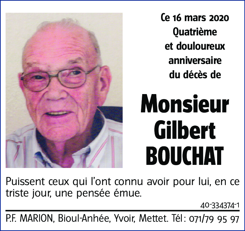 Gilbert BOUCHAT