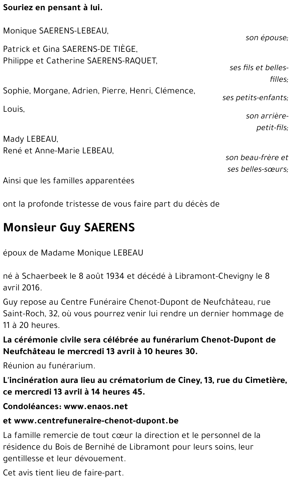 Guy SAERENS