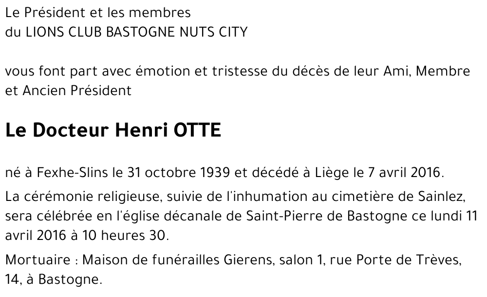 Henri OTTE