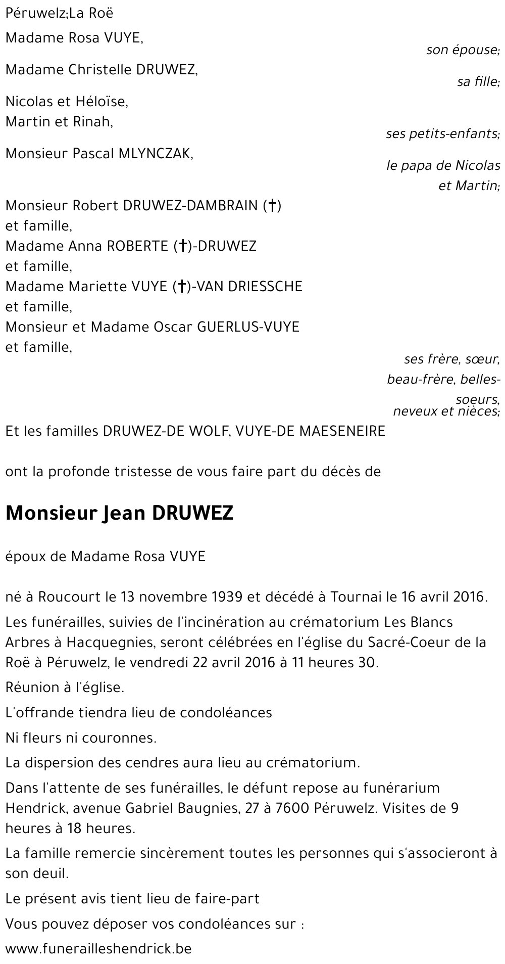 Jean DRUWEZ
