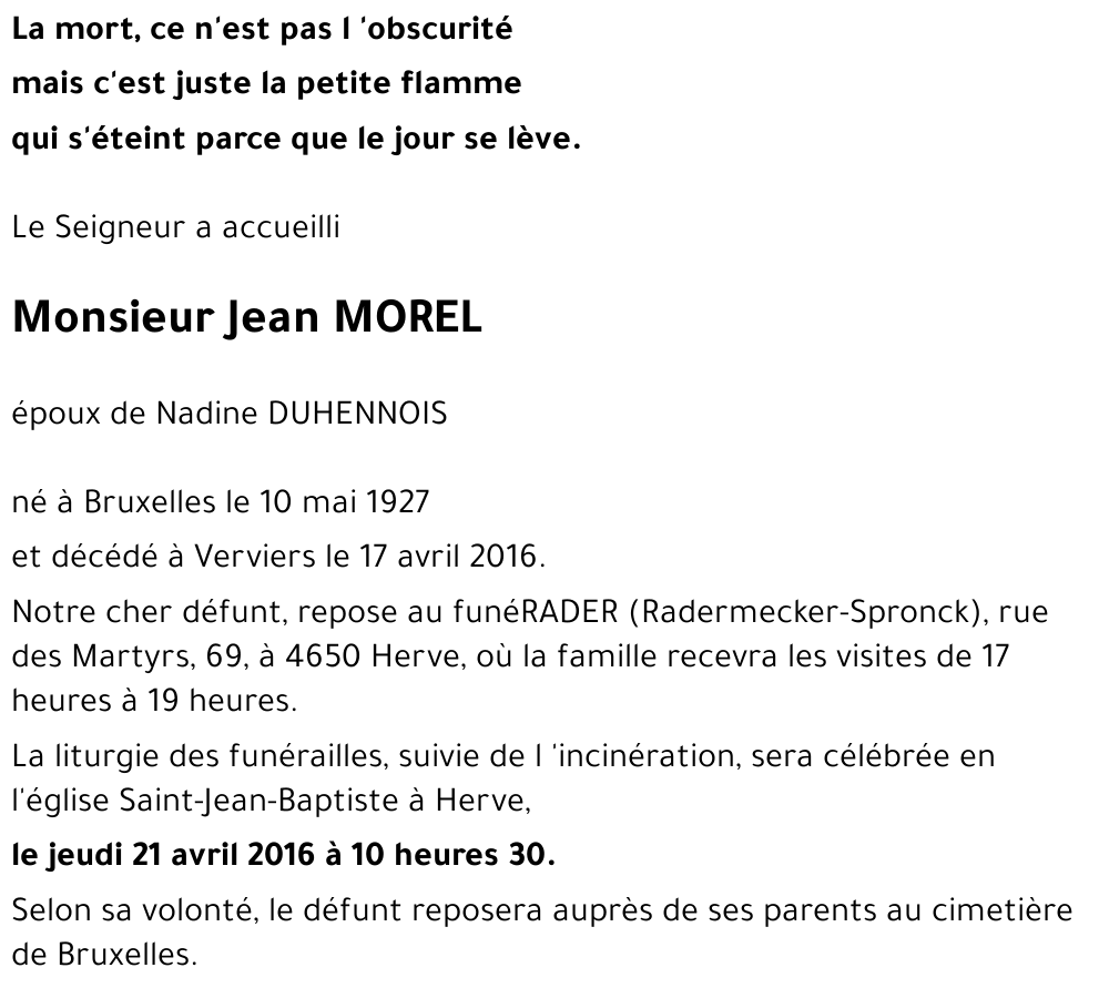 Jean MOREL