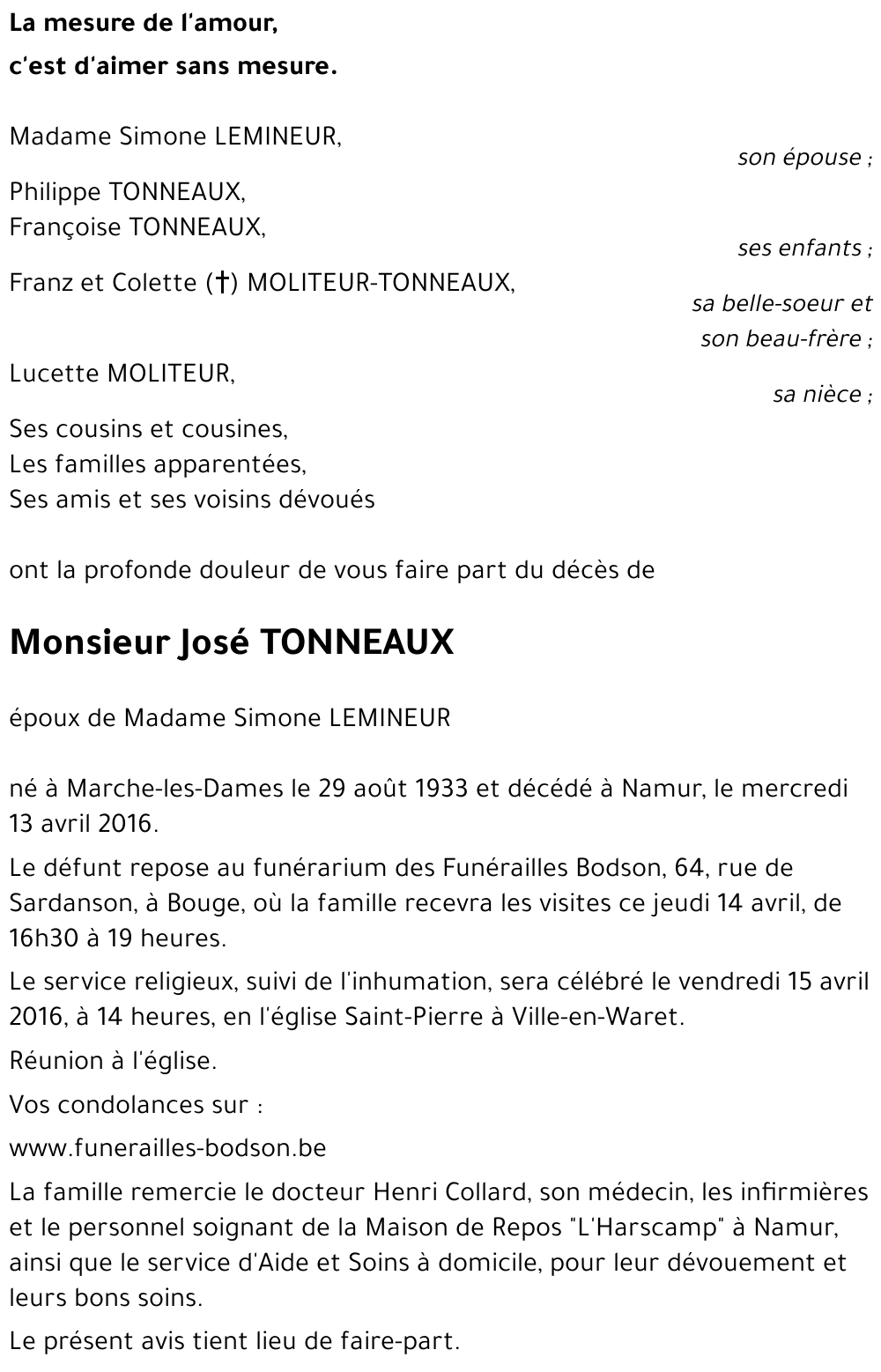 José TONNEAUX