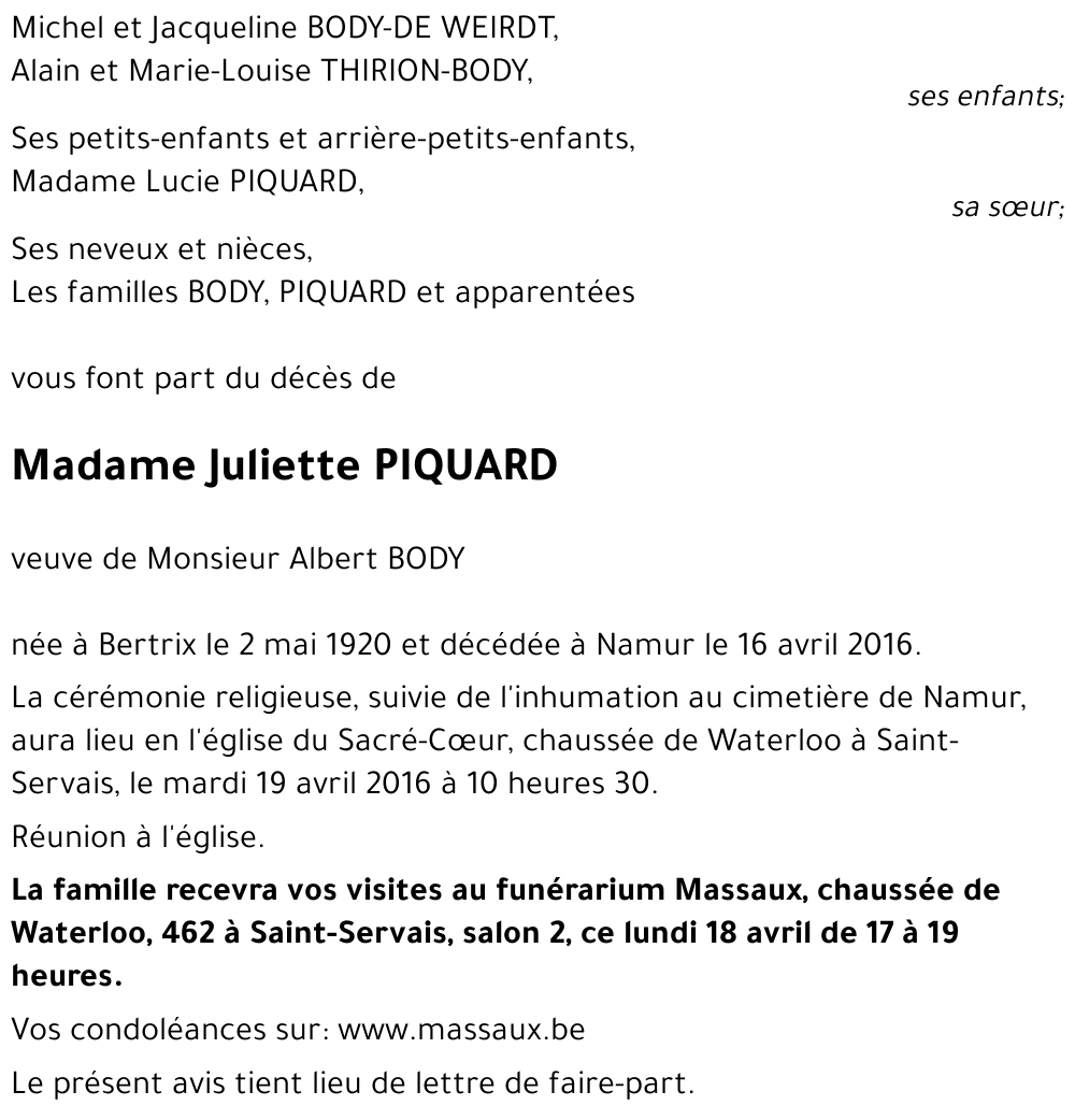 Juliette PIQUARD