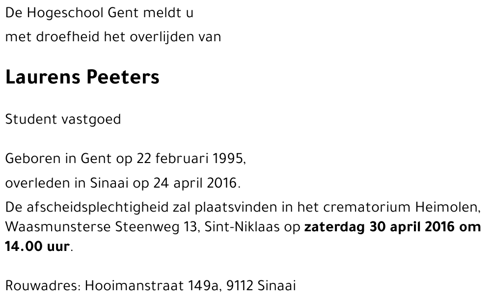 Laurens Peeters