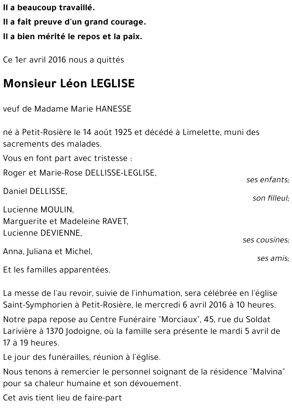 Léon LEGLISE