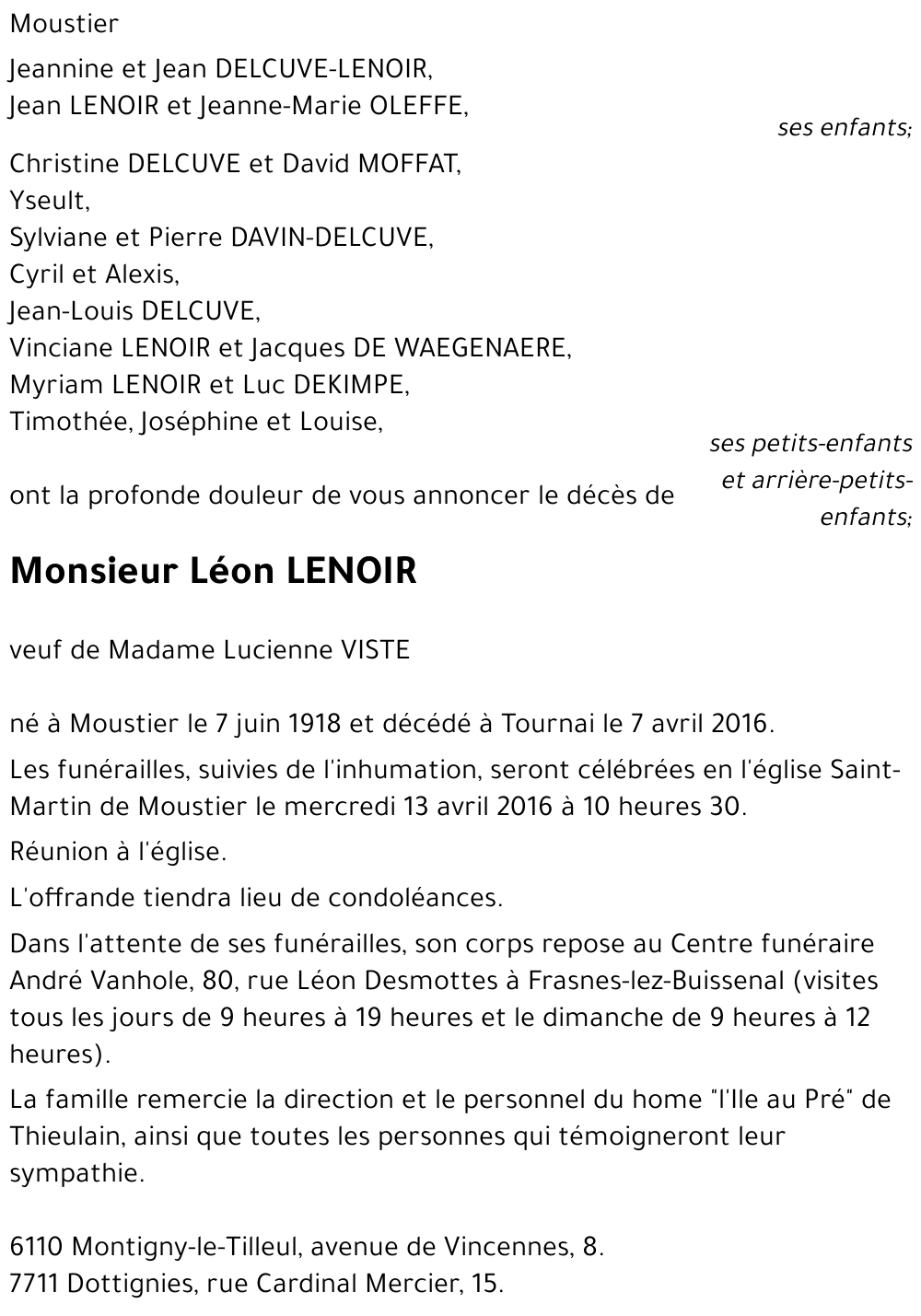Léon LENOIR