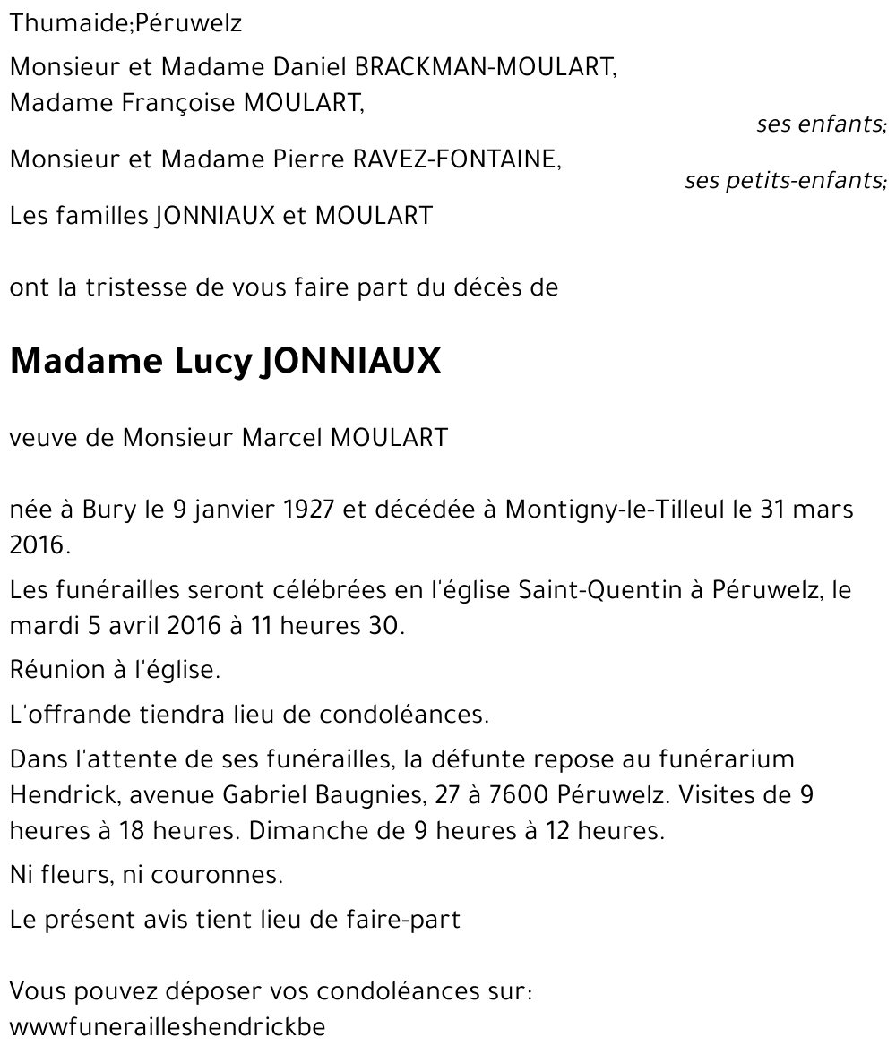 Lucy JONNIAUX