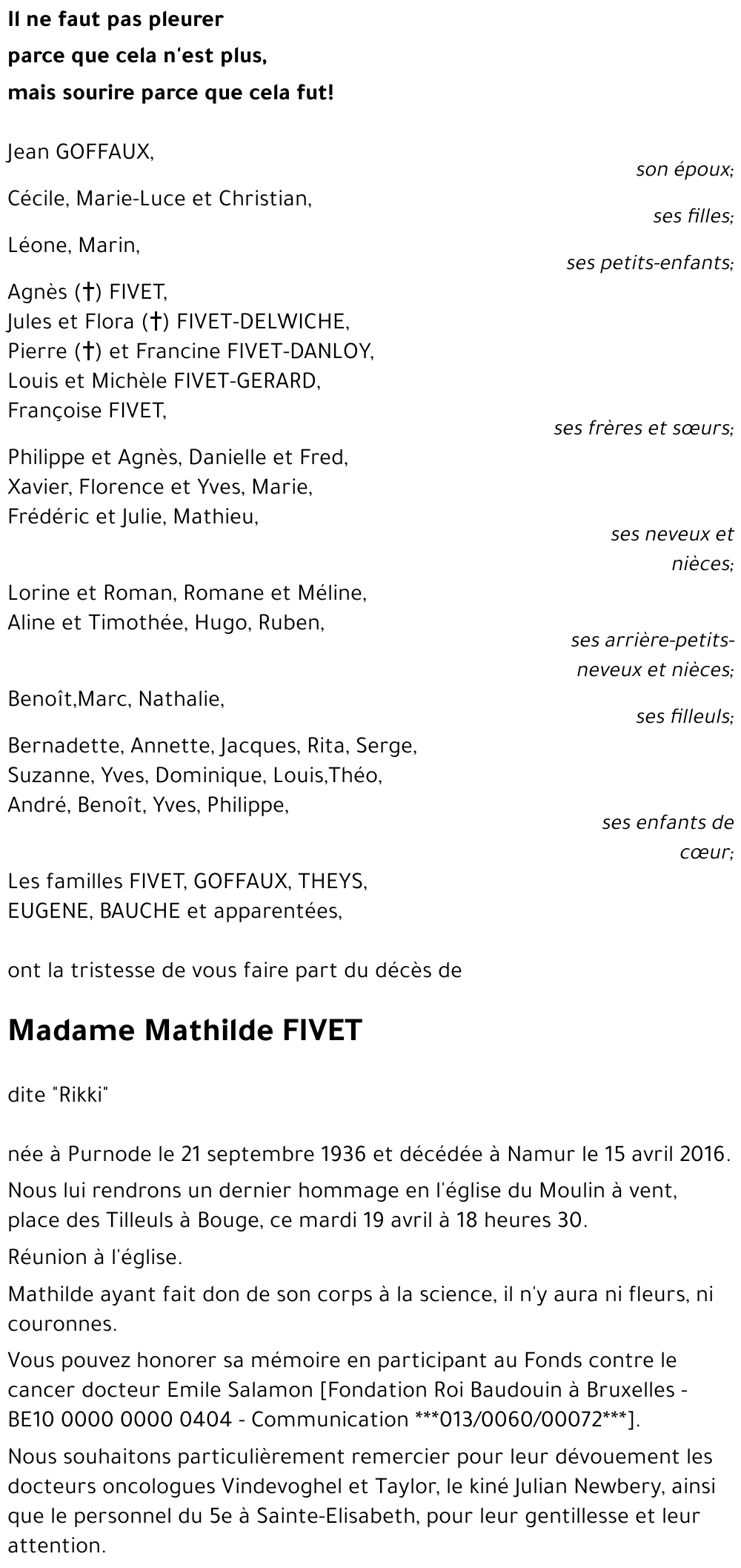 Mathilde FIVET