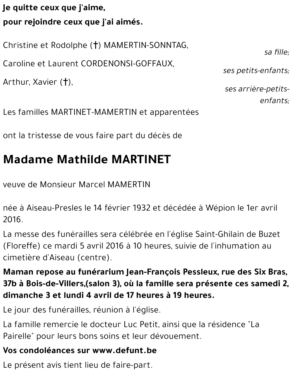Mathilde MARTINET