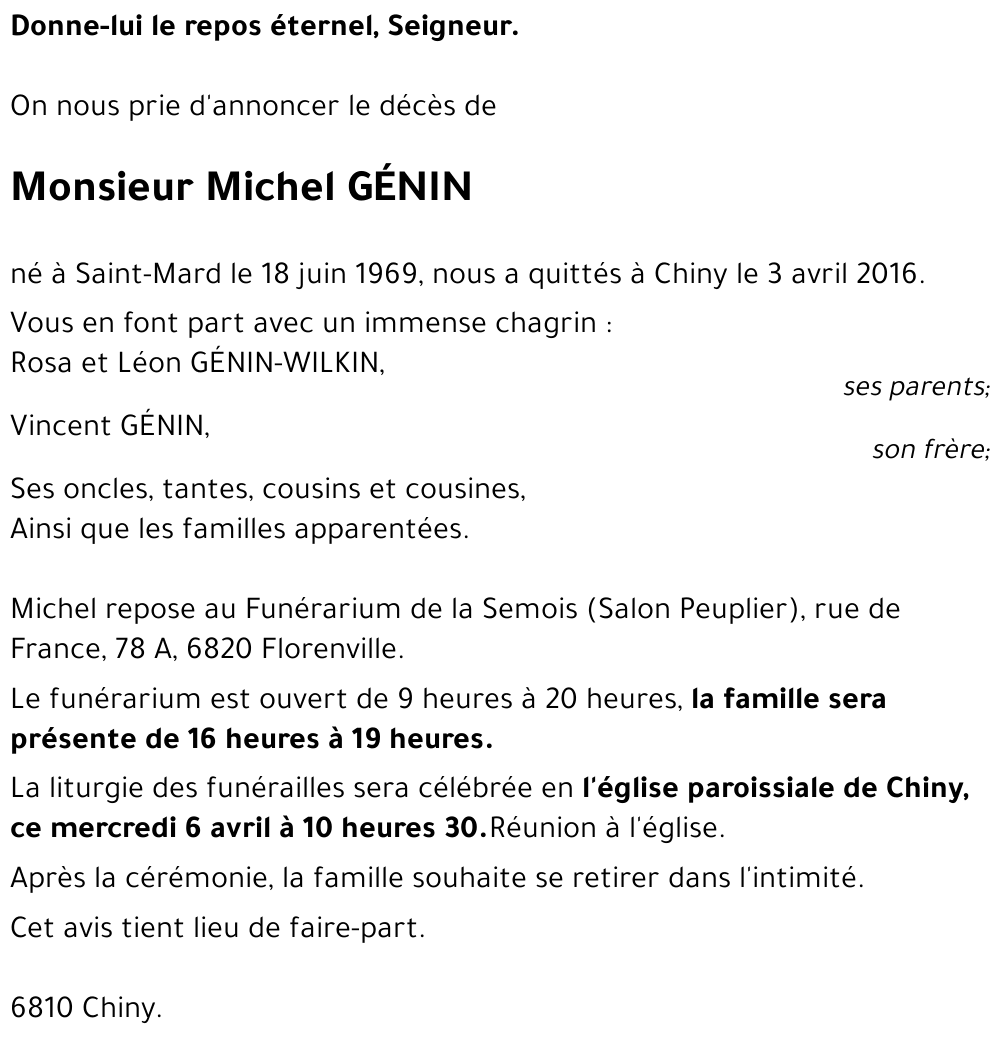 Michel GÉNIN