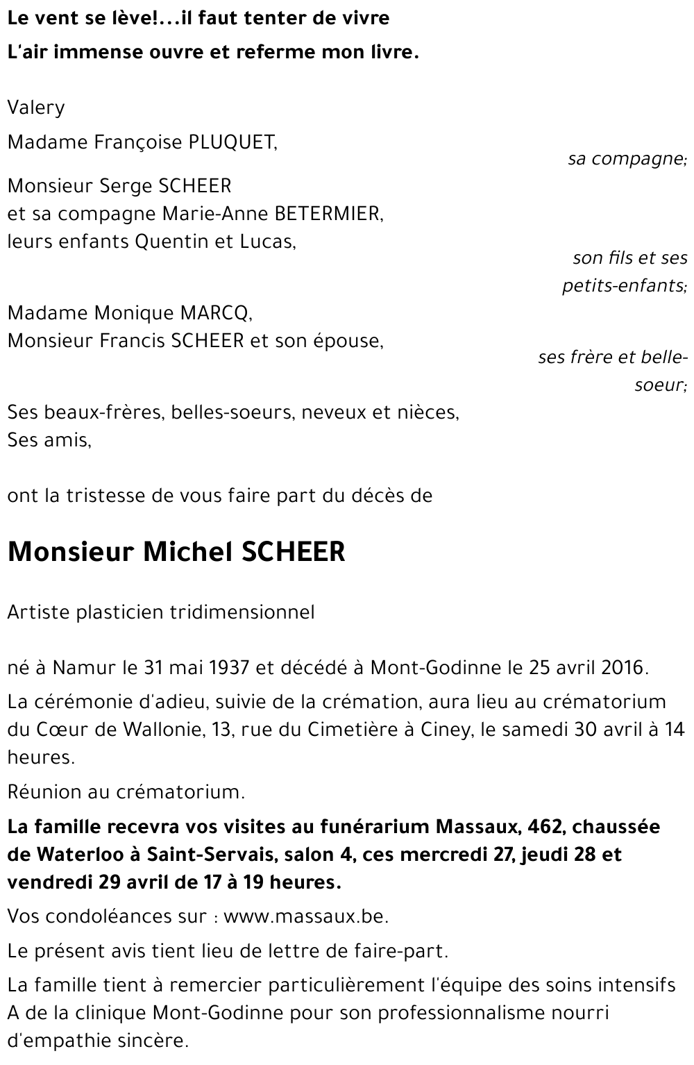 Michel SCHEER