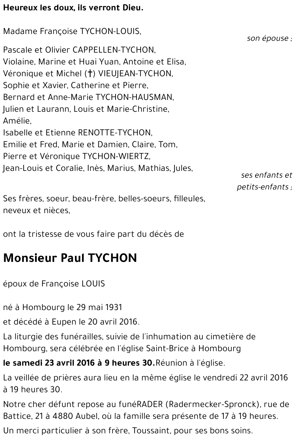 Paul TYCHON