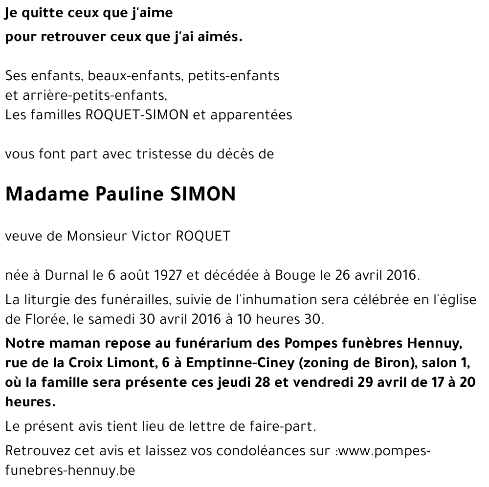Pauline SIMON