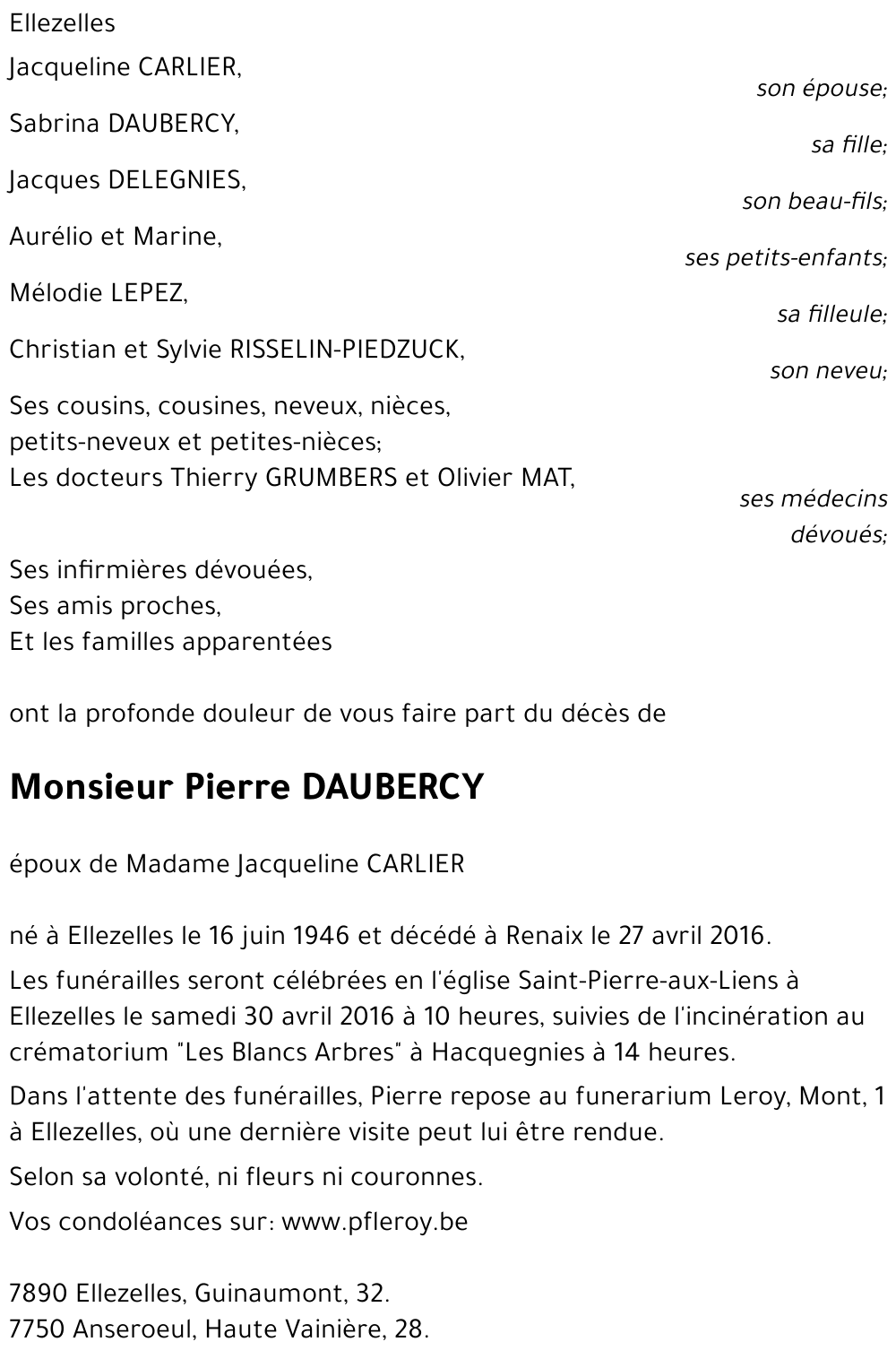 Pierre DAUBERCY